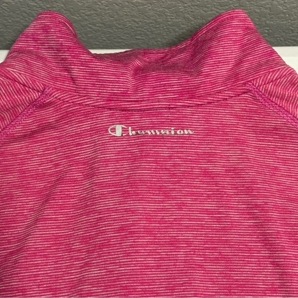 Champion Women's Pink Long Sleeve Quarter-Zip Top - Picture 8 of 10